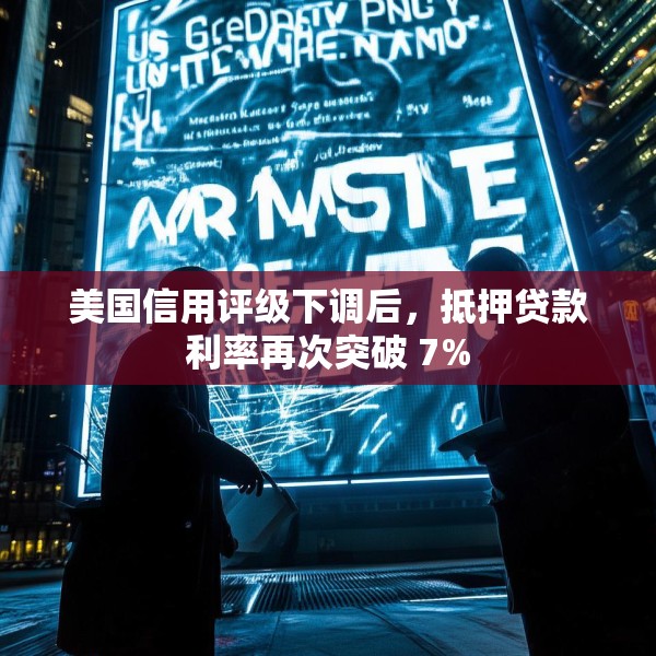 美国信用评级下调后，抵押贷款利率再次突破 7%