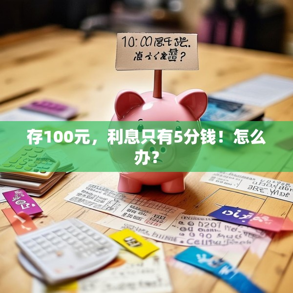 存100元，利息只有5分钱！怎么办？