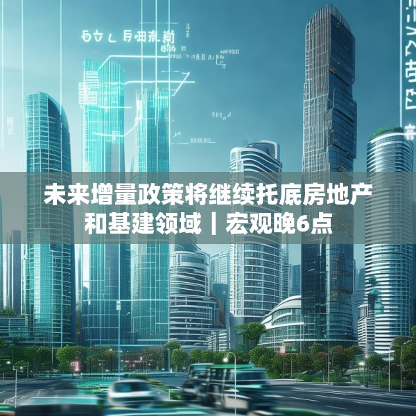 未来增量政策将继续托底房地产和基建领域｜宏观晚6点