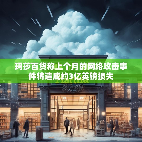 玛莎百货称上个月的网络攻击事件将造成约3亿英镑损失
