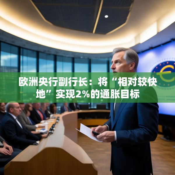 欧洲央行副行长：将“相对较快地”实现2%的通胀目标