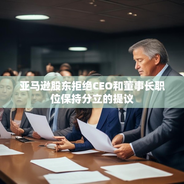 亚马逊股东拒绝CEO和董事长职位保持分立的提议