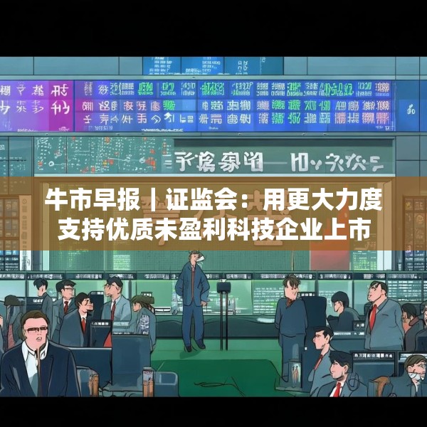牛市早报｜证监会：用更大力度支持优质未盈利科技企业上市