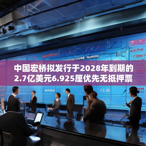 中国宏桥拟发行于2028年到期的2.7亿美元6.925厘优先无抵押票据