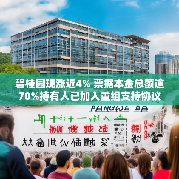 碧桂园现涨近4% 票据本金总额逾70%持有人已加入重组支持协议
