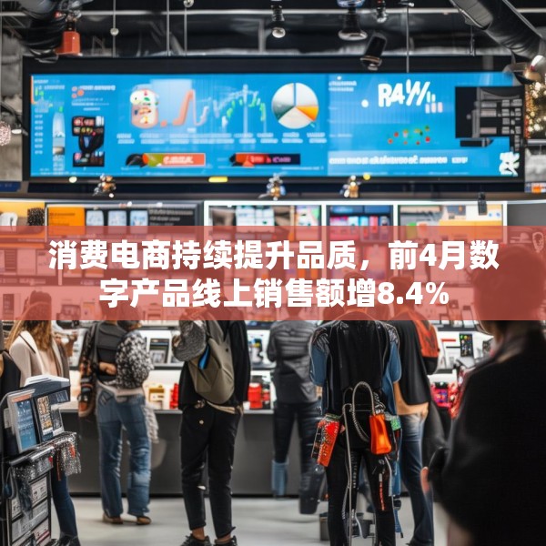 消费电商持续提升品质，前4月数字产品线上销售额增8.4%