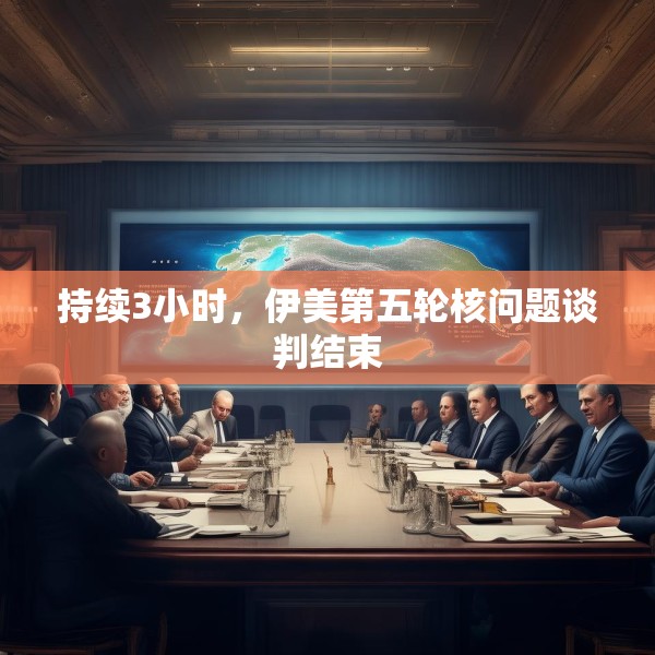 持续3小时，伊美第五轮核问题谈判结束