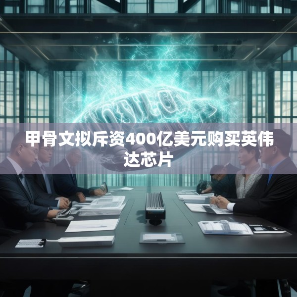 甲骨文拟斥资400亿美元购买英伟达芯片