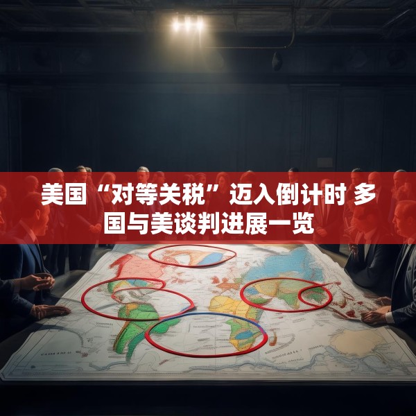 美国“对等关税”迈入倒计时 多国与美谈判进展一览