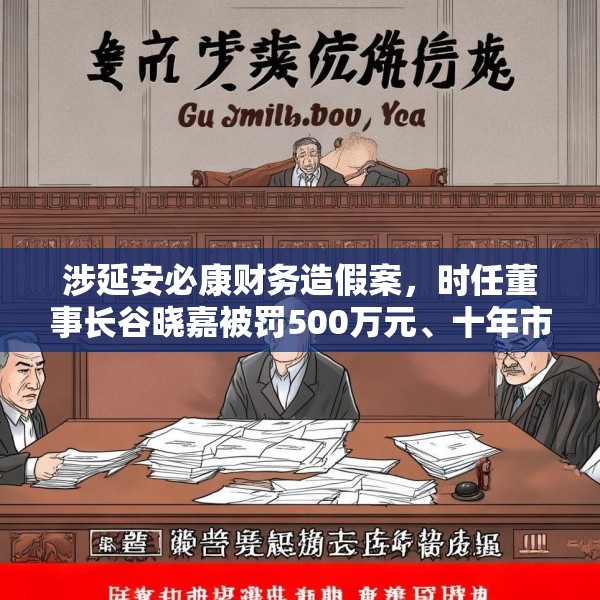 涉延安必康财务造假案，时任董事长谷晓嘉被罚500万元、十年市场禁入