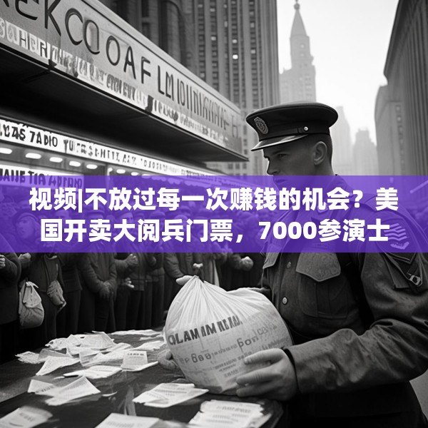 视频|不放过每一次赚钱的机会？美国开卖大阅兵门票，7000参演士兵一天只供一顿热餐