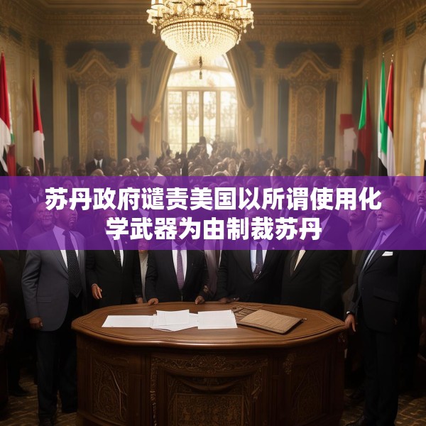 苏丹政府谴责美国以所谓使用化学武器为由制裁苏丹