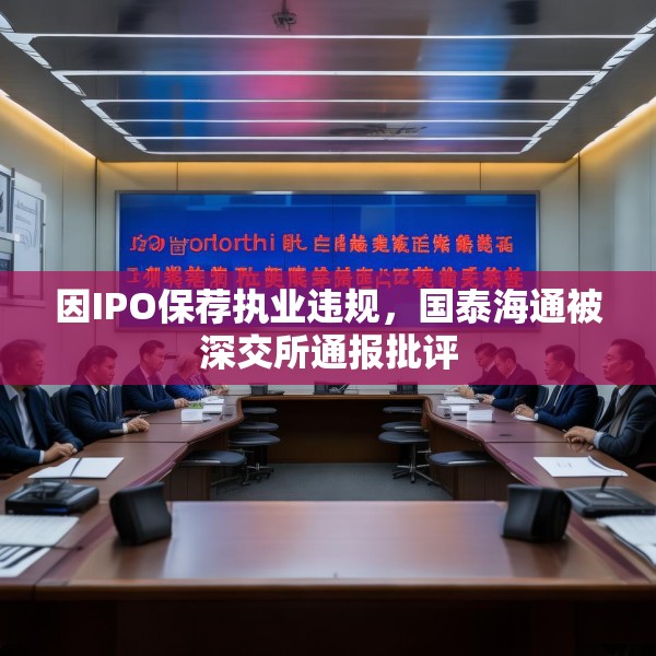 因IPO保荐执业违规，国泰海通被深交所通报批评