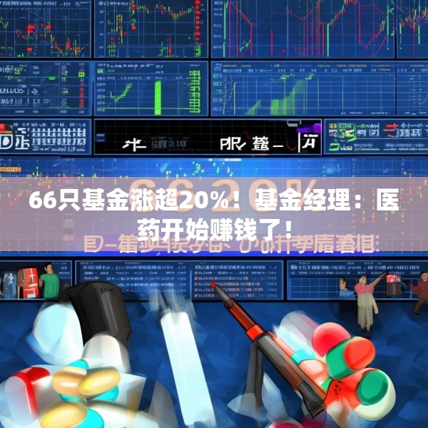 66只基金涨超20%！基金经理：医药开始赚钱了！