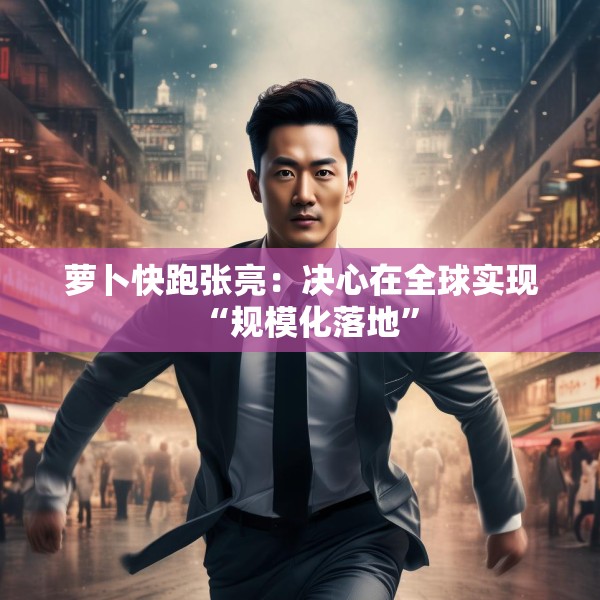 萝卜快跑张亮：决心在全球实现“规模化落地”