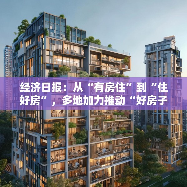 经济日报：从“有房住”到“住好房”，多地加力推动“好房子”建设