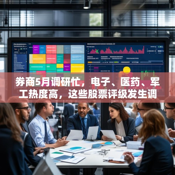 券商5月调研忙，电子、医药、军工热度高，这些股票评级发生调整