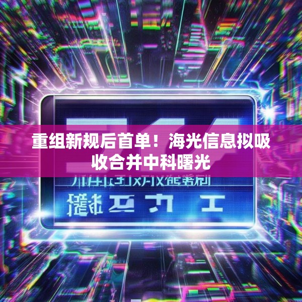 重组新规后首单！海光信息拟吸收合并中科曙光