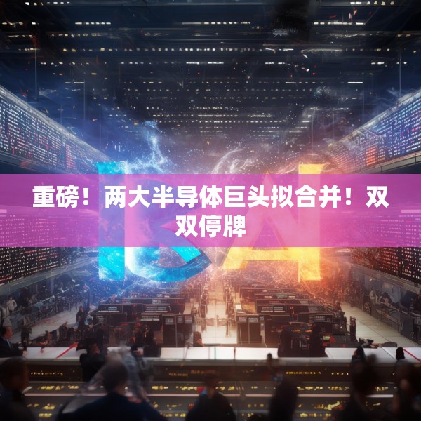 重磅！两大半导体巨头拟合并！双双停牌