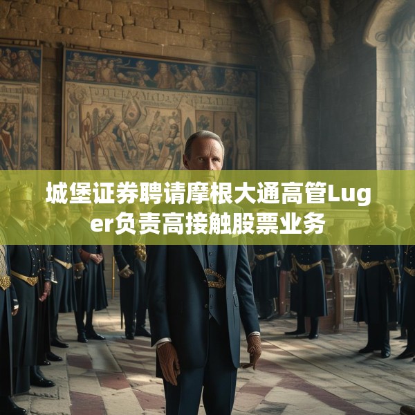 城堡证券聘请摩根大通高管Luger负责高接触股票业务