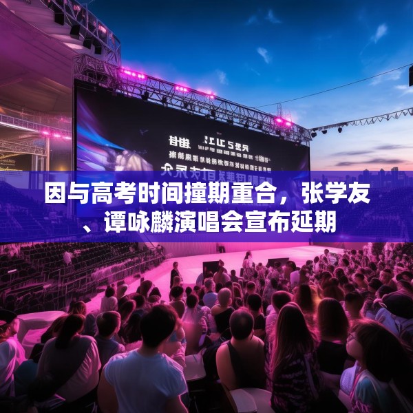 因与高考时间撞期重合，张学友、谭咏麟演唱会宣布延期