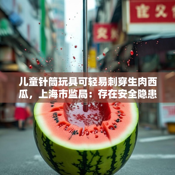 儿童针筒玩具可轻易刺穿生肉西瓜，上海市监局：存在安全隐患