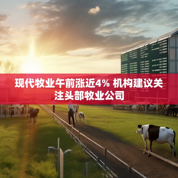 现代牧业午前涨近4% 机构建议关注头部牧业公司