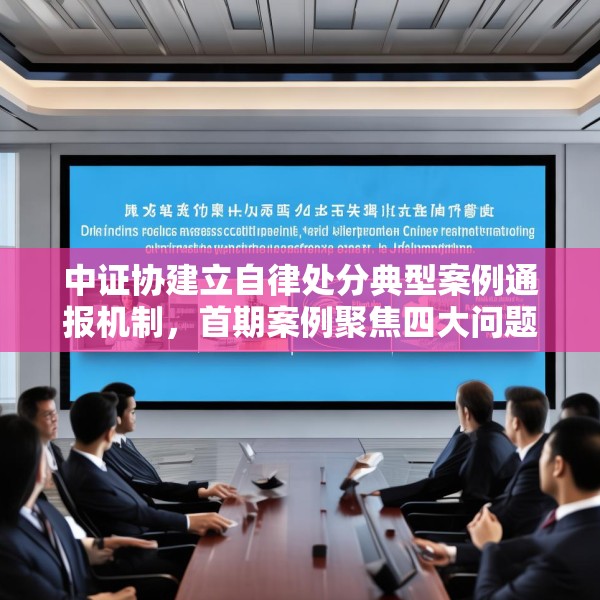 中证协建立自律处分典型案例通报机制，首期案例聚焦四大问题