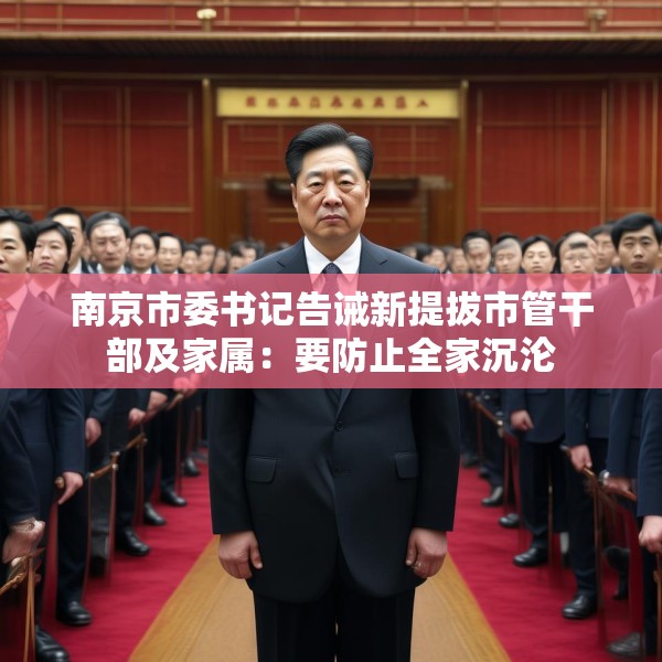 南京市委书记告诫新提拔市管干部及家属：要防止全家沉沦