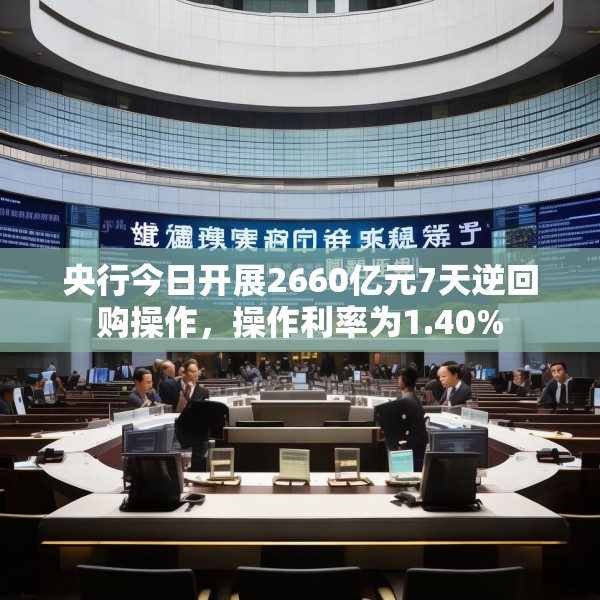 央行今日开展2660亿元7天逆回购操作，操作利率为1.40%
