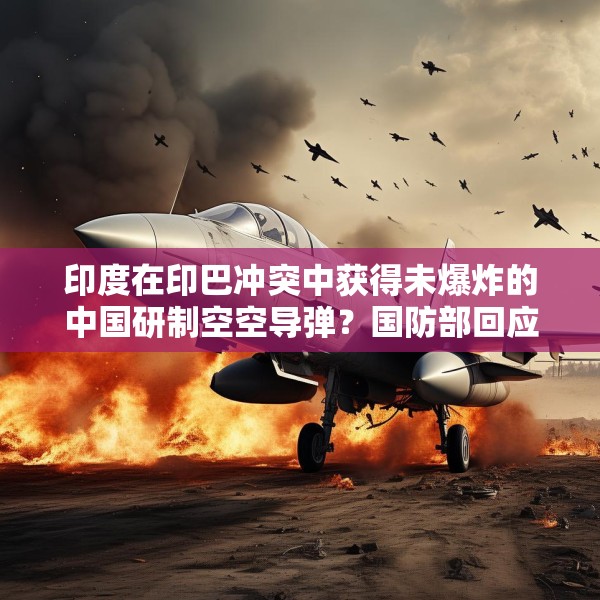 印度在印巴冲突中获得未爆炸的中国研制空空导弹？国防部回应
