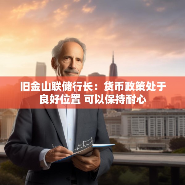 旧金山联储行长：货币政策处于良好位置 可以保持耐心