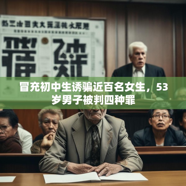 冒充初中生诱骗近百名女生，53岁男子被判四种罪