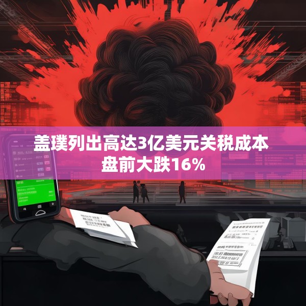 盖璞列出高达3亿美元关税成本 盘前大跌16%