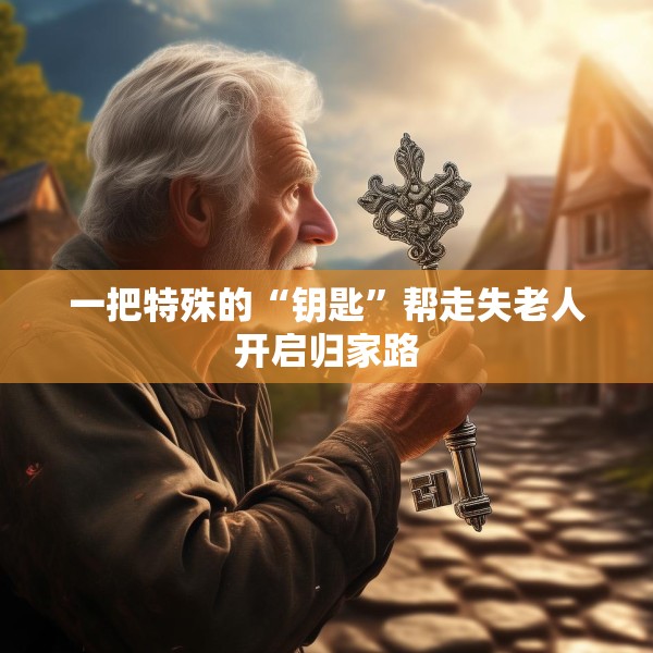 一把特殊的“钥匙”帮走失老人开启归家路