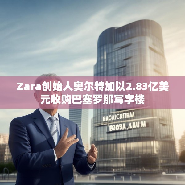 Zara创始人奥尔特加以2.83亿美元收购巴塞罗那写字楼