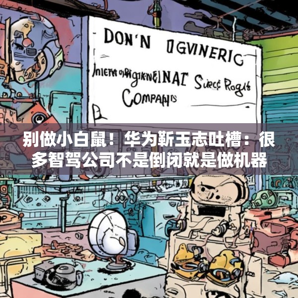 别做小白鼠！华为靳玉志吐槽：很多智驾公司不是倒闭就是做机器人去了