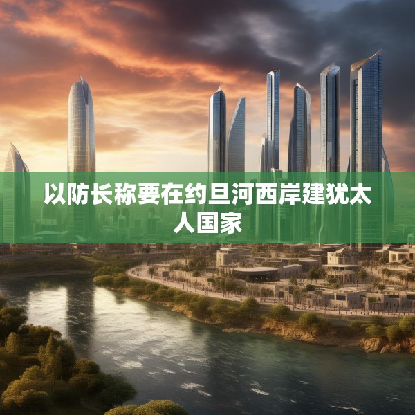 以防长称要在约旦河西岸建犹太人国家