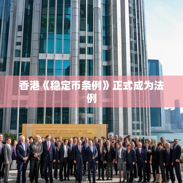 香港《稳定币条例》正式成为法例