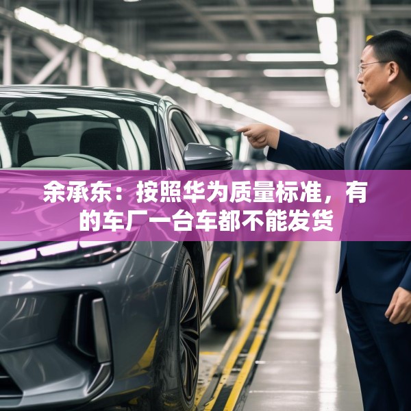 余承东：按照华为质量标准，有的车厂一台车都不能发货