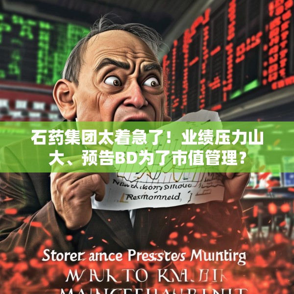 石药集团太着急了！业绩压力山大、预告BD为了市值管理？