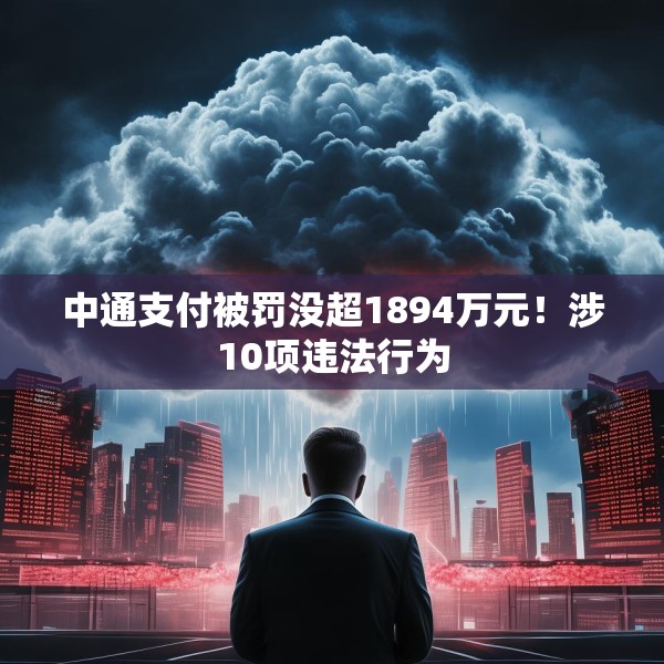 中通支付被罚没超1894万元！涉10项违法行为