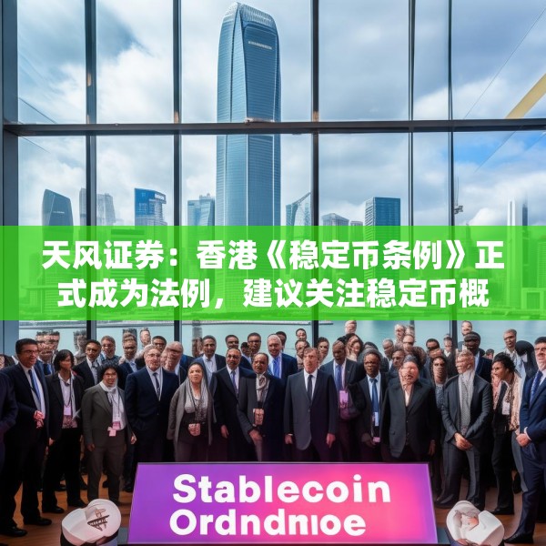 天风证券：香港《稳定币条例》正式成为法例，建议关注稳定币概念相关标的