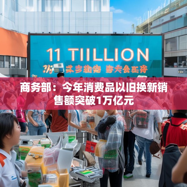 商务部：今年消费品以旧换新销售额突破1万亿元