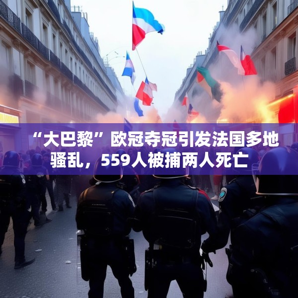 “大巴黎”欧冠夺冠引发法国多地骚乱，559人被捕两人死亡
