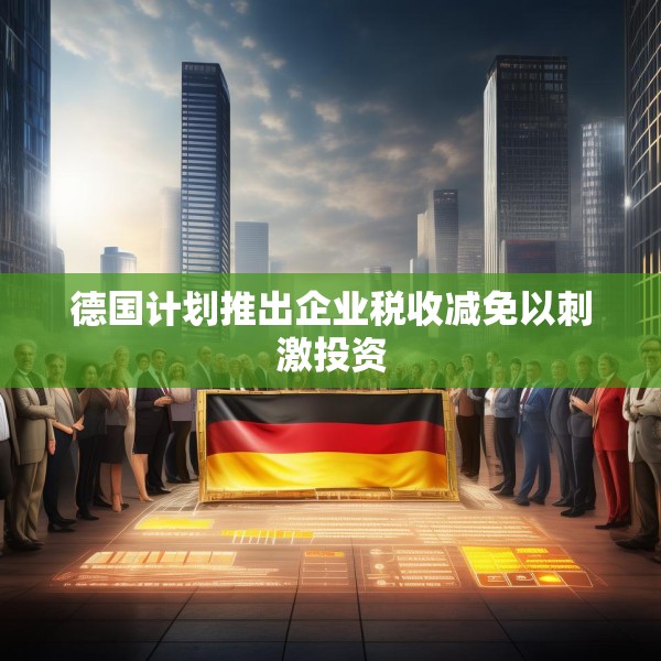 德国计划推出企业税收减免以刺激投资