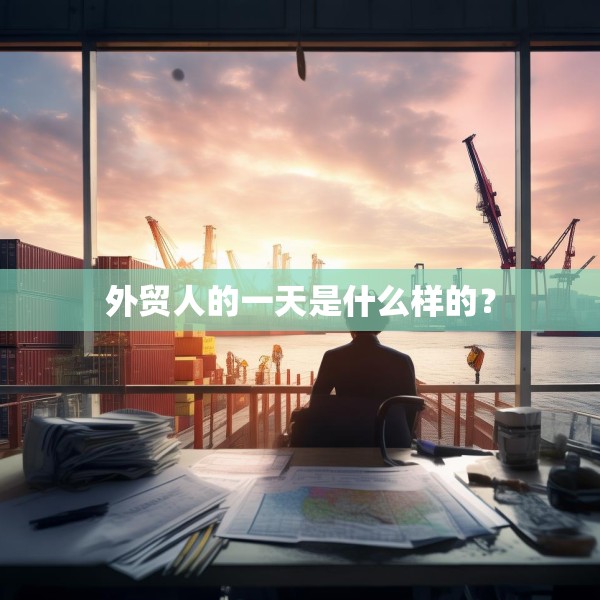 外贸人的一天是什么样的？