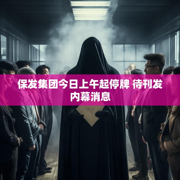 保发集团今日上午起停牌 待刊发内幕消息