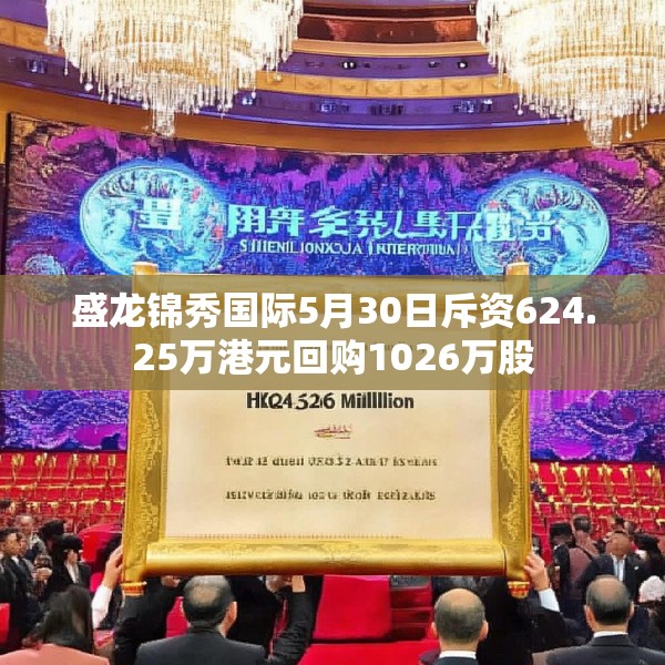 盛龙锦秀国际5月30日斥资624.25万港元回购1026万股