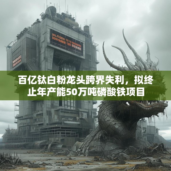 百亿钛白粉龙头跨界失利，拟终止年产能50万吨磷酸铁项目